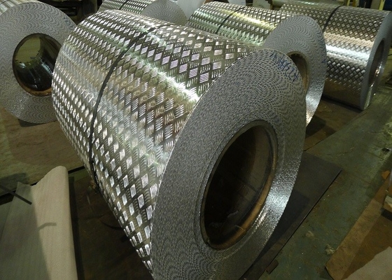 La Cina Strato di alluminio dell'alluminio 6061 delle pedate del piatto del diamante di anti scivolo 1.0mm per gli elevatori fornitore
